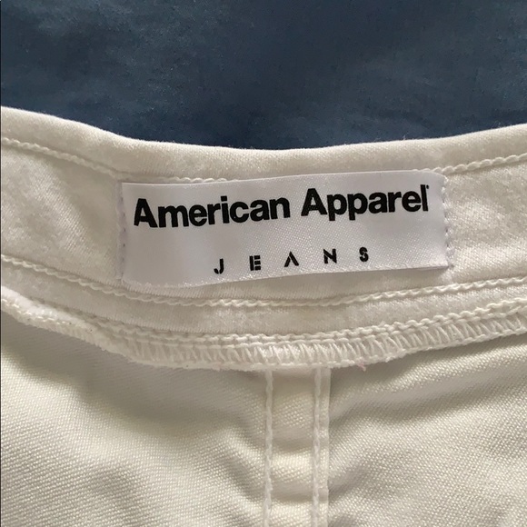 High waisted Shorts American apparel white size L - Picture 2 of 4
